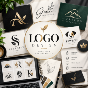 Creative Signature Logo & Brand Identity Design