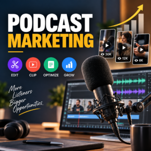 Podcast Audience Growth & Marketing Content Service